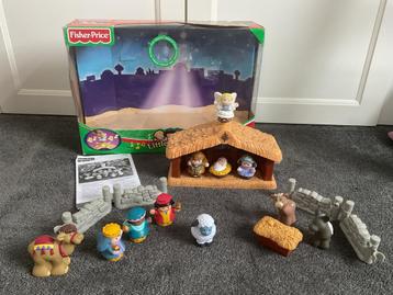 Fisher-Price Little People Kerststal met muziek - Compleet! beschikbaar voor biedingen