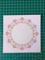 Geborduurd oplegkaartje 8, Ophalen of Verzenden, Nieuw, Overige thema's, Pons of Mal