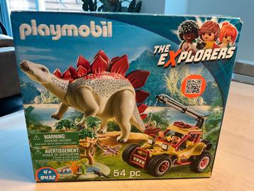 Playmobil Avonturiersbuggy met Stegosaurus set (nummer 9432) beschikbaar voor biedingen