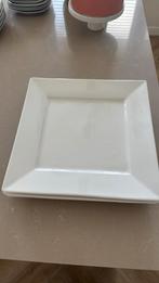 Witte grote borden, Huis en Inrichting, Keuken | Servies, Ophalen of Verzenden, Zo goed als nieuw, Bord(en), Overige stijlen