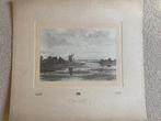 2 prenten van Piet Bartels, Verzamelen, Foto's en Prenten, Natuur, Gebruikt, Verzenden, Voor 1940