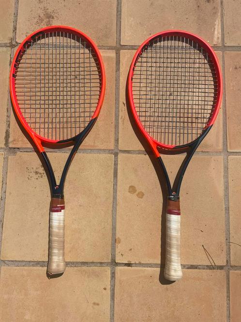 2x head radical pro L4, Sport en Fitness, Tennis, Zo goed als nieuw, Racket, Head, Ophalen of Verzenden
