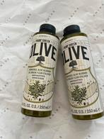 Korres Pure Greek Olive Showergel 2x250ml, Ophalen of Verzenden, Nieuw, Bad & Douche