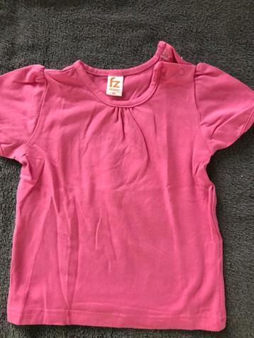 zgan effen shirtje met korte mouw van frendz maat 86 beschikbaar voor biedingen