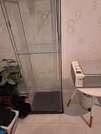 Glazen Vitrinekast met LED Verlichting, Ophalen, Minder dan 50 cm, Met deur(en), Modern