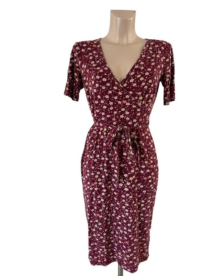 King Louie jurk S, Kleding | Dames, Jurken, Zo goed als nieuw, Rood, Knielengte, Ophalen of Verzenden