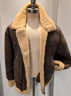 Stoere lammy coat pilotenjas - heren maat L - lamsvacht, Kleding | Heren, Jassen | Winter, Ophalen of Verzenden, Gedragen, Maat 52/54 (L)