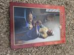 Puzzel van 1000 stukjes, het melkmeisje van Vermeer, Verzenden, 500 t/m 1500 stukjes, Gebruikt, Legpuzzel