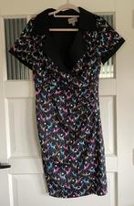 Fifties retro jurk 'Bambi' van Lindy Bop - Maat UK 12, Kleding | Dames, Maat 38/40 (M), Zwart, Ophalen of Verzenden, Zo goed als nieuw