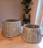 Lampenkappen riet, Ophalen, Bruin, Rond, Zo goed als nieuw