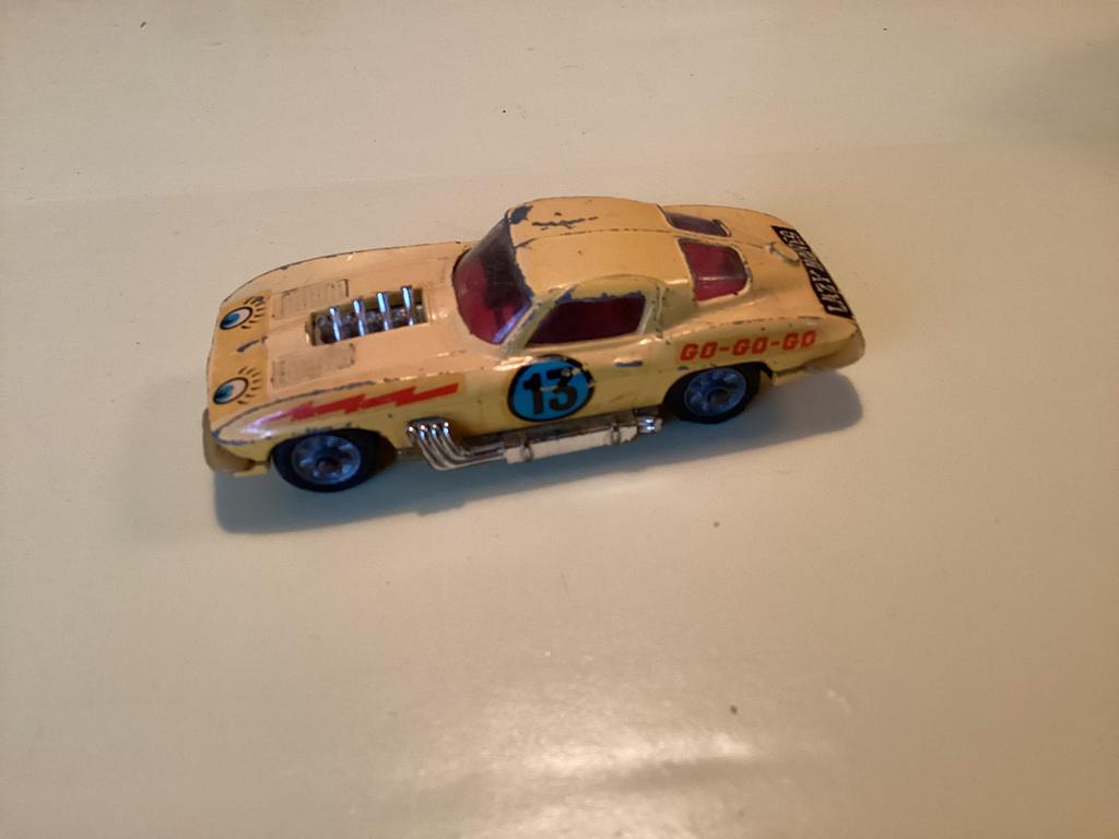 Oud speelgoedautootje Corgi Toys Chevrolette Sting Ray,, Antiek en Kunst, Antiek | Speelgoed, Ophalen of Verzenden