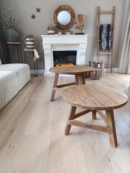 Landelijke robuuste salontafels nieuw, Huis en Inrichting, Tafels | Salontafels, Nieuw, Minder dan 50 cm, 50 tot 100 cm, 50 tot 100 cm