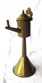 Olie-lampje (snotneus), Antiek en Kunst, Antiek | Koper en Brons, Ophalen of Verzenden, Koper