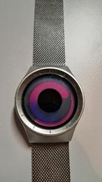 Bijzonder Horloge met Uniek Design, Overige merken, Staal, Gebruikt, Staal