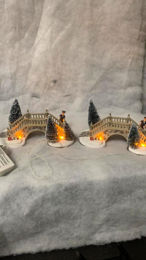 Intratuin verlichte brug (2x) (3 volt), Diversen, Kerst, Gebruikt, Ophalen of Verzenden