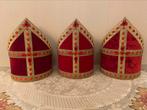Sinterklaas mijter, mini mijters smalle bram model, Diversen, Sinterklaas, Ophalen of Verzenden, Nieuw