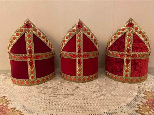 Sinterklaas mijter, mini mijters smalle bram model, Diversen, Sinterklaas, Nieuw, Ophalen of Verzenden