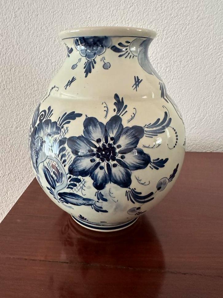 Teab Delfts blauwe vaas - Tiko Gouda, Antiek en Kunst, Antiek | Vazen, Ophalen