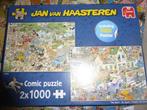 T.k. Jan v Haasteren Puzzels, 2 in 1 doos., Ophalen, Minder dan 500 stukjes, Zo goed als nieuw, Legpuzzel
