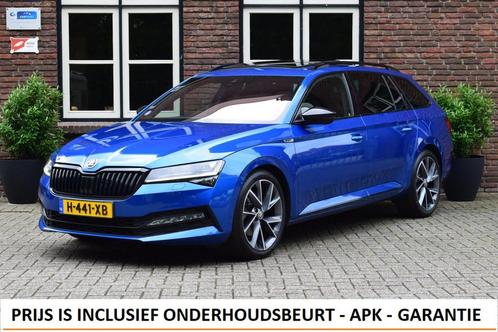 Skoda Superb Combi 1.5 TSI DSG Sportline Panoramadak | Adapt, Auto's, Skoda, Bedrijf, Te koop, Superb, ABS, Achteruitrijcamera