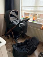 BebeCar Rosegoud 3 in 1 Kinderwagen - Beige Maxi-Cosi, Zo goed als nieuw, Combiwagen, Met autostoeltje, Ophalen