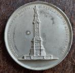 Penning 1856 onthulling monument Eendracht op de Dam Willem3, Postzegels en Munten, Ophalen of Verzenden, Overige materialen, Nederland