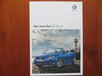 Volkswagen Eos GT Sport (mei 2009), Boeken, Auto's | Folders en Tijdschriften, Ophalen of Verzenden, Nieuw, Volkswagen