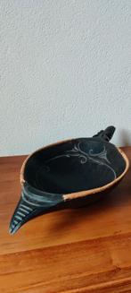 Houten kom dayak Borneo handgesneden Indonesië, Antiek en Kunst, Ophalen of Verzenden