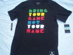 Nieuw Zwart T-shirt Q54 Jordan Maat L in verpakking, Maat 52/54 (L), Verzenden, Zwart, Nieuw