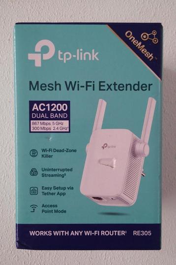 TP-Link RE305 Dual Band EasyMesh range extender beschikbaar voor biedingen