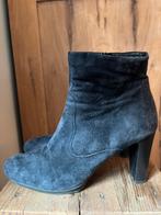 Suede leren, gevoerde enkellaarsjes maat 40, merk Freeflex, Blauw, Lage of Enkellaarzen, Ophalen of Verzenden, Zo goed als nieuw