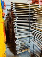 Vlonders vurenhout gesloten legborden palletstelling 360 cm, Ophalen of Verzenden, Gebruikt, 70 tot 120 cm