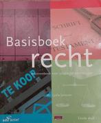 Studieboek: Basisboek Recht (6e druk), Ophalen of Verzenden, Zo goed als nieuw, HBO