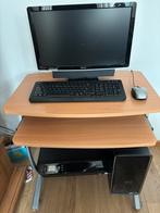 Computer tafel met uitschuifbaar deel, Ophalen, 70 tot 120 cm