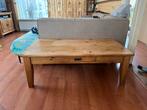 Houten salontafel, Huis en Inrichting, Tafels | Salontafels, Gebruikt, 100 tot 150 cm, Verzenden, Minder dan 50 cm