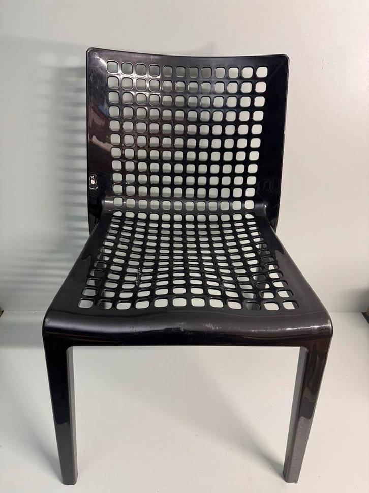 Desalto Sedia 288 - Italiaans Design Stoel, Huis en Inrichting, Stoelen, Gebruikt, Eén, Kunststof, Zwart, Ophalen