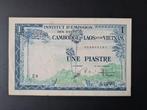 French Indo-China 1 piastre 1954 Pr biljet., Postzegels en Munten, Bankbiljetten | Azië, Ophalen of Verzenden