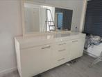 Dressoir hoogglans wit, Huis en Inrichting, Kasten | Dressoirs, Ophalen, Zo goed als nieuw, 25 tot 50 cm