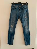 Spijkerbroek van Shasin Craftmanship 29-32, Blauw, W32 (confectie 46) of kleiner, Ophalen of Verzenden, Gedragen
