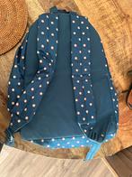 Eastpak Rugzak Blauw met Stippen, Gebruikt, 25 tot 40 cm, Ophalen of Verzenden, 30 tot 45 cm