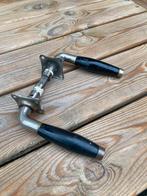 Orgineel jaren 30 deurbeslag met rozetten ton model tonmodel, Doe-het-zelf en Verbouw, Hang- en Sluitwerk, Ophalen of Verzenden