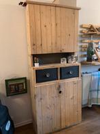 Steigerhouten kast, handgemaakt, Huis en Inrichting, Kasten | Overige, Ophalen, Gebruikt