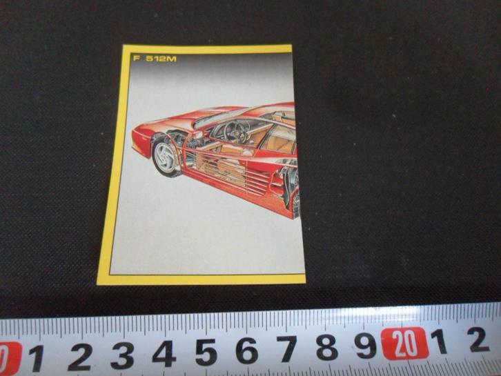 sticker panini #51 FERRARI, Verzamelen, Stickers, Zo goed als nieuw, Ophalen
