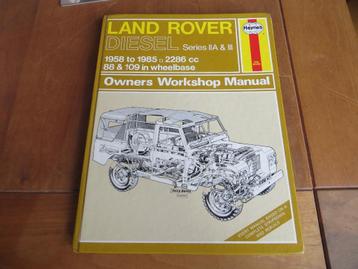 Haynes manual Land Rover Diesel Series 2A, Series 3 1958-85 beschikbaar voor biedingen
