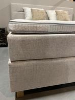 Luxe Boxspring Ibiza beige Actieprijs bed topper matras, Ophalen, Beige, Luxe Boxspring Ibiza beige, 180 cm