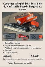 Wingfoil set Ensis Spin 6.1 met opblaasbaar board (145L), Watersport en Boten, Wingsurfen, Ophalen of Verzenden, Zo goed als nieuw
