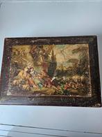 Oud  houten kistje, Antiek en Kunst, Curiosa en Brocante, Ophalen of Verzenden