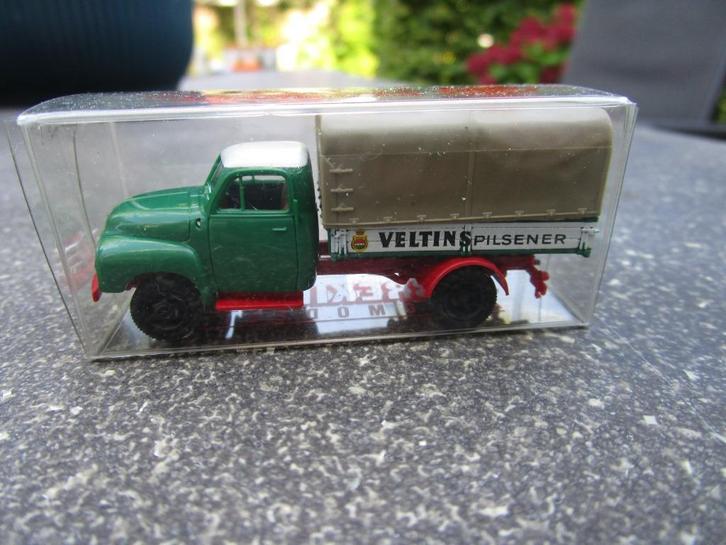 Brekina Opel Blitz Veltins Pilsener, Hobby en Vrije tijd, Modelauto's | 1:87, Gebruikt, Bus of Vrachtwagen, Brekina, Ophalen of Verzenden