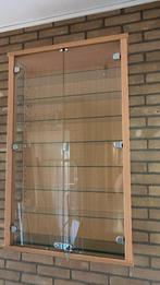 Glazen Vitrinekast met Houten Frame, Met plank(en), 100 tot 150 cm, 25 tot 50 cm, 50 tot 100 cm