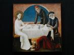 Icoon Jezus met Maria Magdalena naar Bradi Barth, Antiek en Kunst, Antiek | Religie, Ophalen of Verzenden